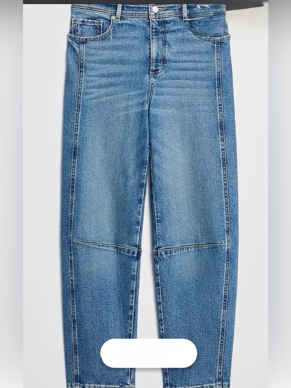 LOFT HIGH RISE BARREL JEANS IN light wash NWT SZ. 31/12